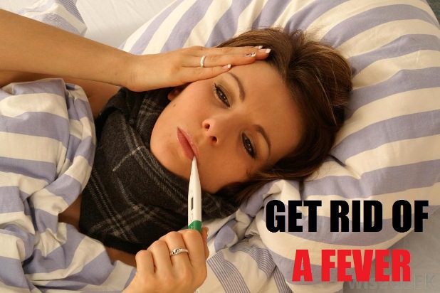 how to get rid of a fever